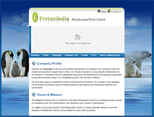 Tablet Screenshot of freezeindia.com